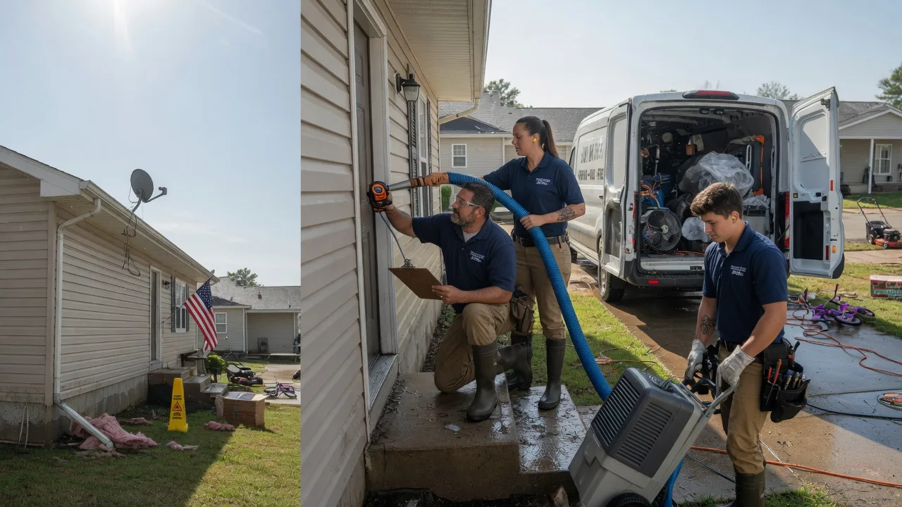 Ceiling Water Damage Restoration in Jones, OK near me